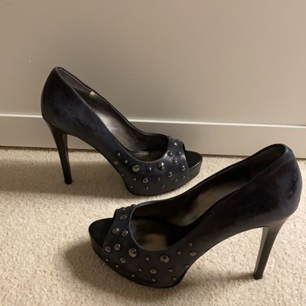 Marc Fisher Studded Platform Pumps - Picture 3 of 7